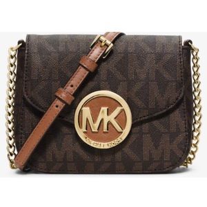 Michael Kors Fulton Small Crossbody Bag Brown